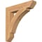Ekena Millwork Thorton Slat Smooth Bracket, Western Red Cedar, 3 1/2"W x 20"D x 20"H BKT04X20X20THR06SWR - alternate 1
